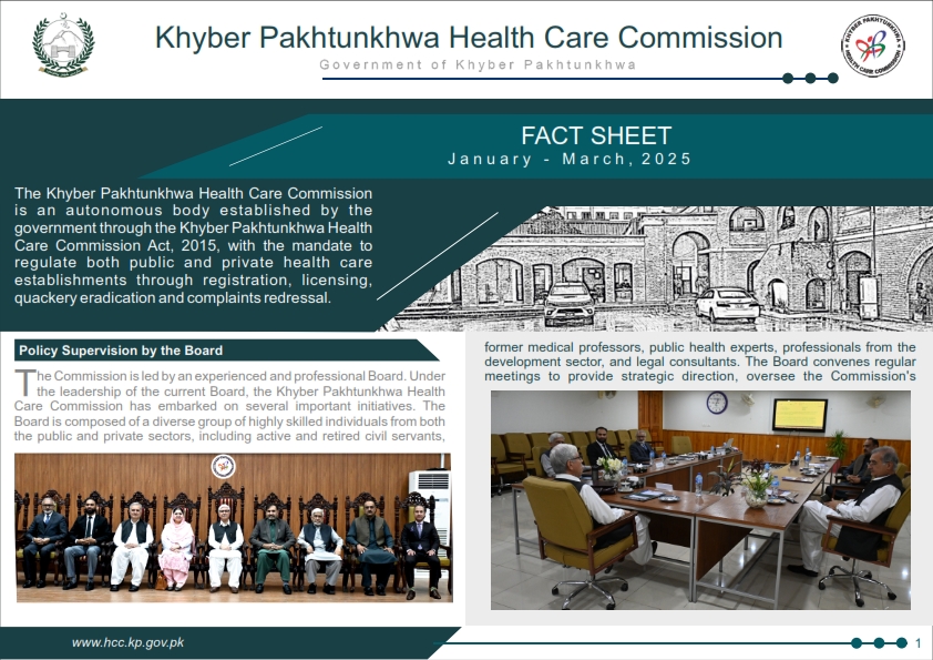 KP HCC Released Quarterely Report (January to March 2025)